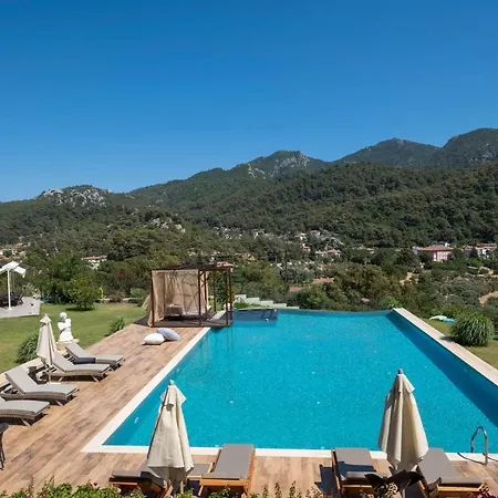 Excellent Home With Shared Pool Surrounded By Nature In Marmaris Villa Mugla